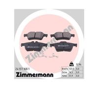 ZIMMERMANN Plaquettes de frein 24137.168.1 – Kit frein à disque pour Cadillac Citroën Volvo Renault