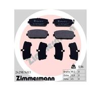 ZIMMERMANN Kit de plaquettes de frein 24298.140.1 pour MAZDA ABARTH FIAT frein à disque