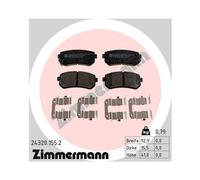 1x Kit de plaquettes de frein, frein à disque ZIMMERMANN 24320.155.2