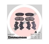 ZIMMERMANN 24501.170.1 Plaquettes de frein