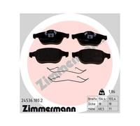 ZIMMERMANN 24536.180.2 Plaquettes de frein