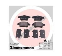ZIMMERMANN 24540.165.1 Plaquettes de frein