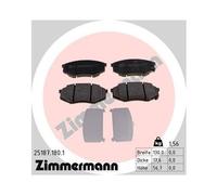 1x Kit de plaquettes de frein, frein à disque ZIMMERMANN 25187.180.1