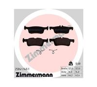 1x Kit de plaquettes de frein, frein à disque ZIMMERMANN 25841.140.1