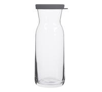 1x LAV Couvercle Gris 700ml Fonte Carafe en Verre Clair Eau Vin Bouteille