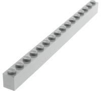 1x Lego Bau Bau Stein 1x16x1 neu-hell grey Basic Star Wars 10253 10188 4211366 2465