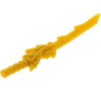 1x Lego Figurines Arme Dragon Épée Lame perle or Katana 4626501 93055