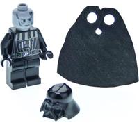 1x Lego Minifigure Star Wars Dark Vador noir casque étoile de la mort 10188 sw0209