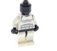 1x Lego Minifigure Star Wars Stormtrooper blanc tête noire 973pskc01 sw0188