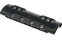 1x Lego Technic Panneaux bombés 11x3 noir 10 broches trous revêtement 11954