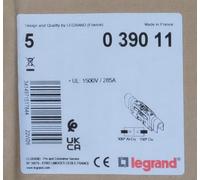 1x Legrand 0 390 11 Bloc de jonction de puissance viking pas 42mm. 039011.