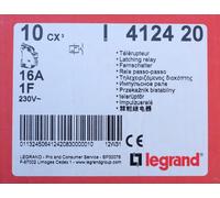 Legrand Télérupteur CX³ standard 1P 16A 250V contact 1F commande 230V 1 module