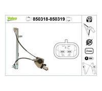 1x Lève-vitre VALEO 850318 convient pour PEUGEOT