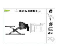 1x Lève-vitre VALEO 850402 convient pour SUZUKI