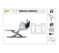 1x Lève-vitre VALEO 850432 convient pour TOYOTA