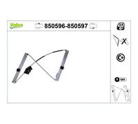 RIDEX Lève-vitre Monte glace 1561W0004 avant gauche pour AUDI A4 B7 Avant (8ED)