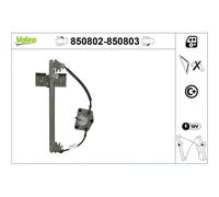 1x Lève-vitre VALEO 850802 convient pour SKODA