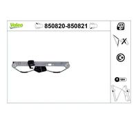 1x Lève-vitre VALEO 850820 convient pour BMW