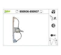 1x Lève-vitre VALEO 850936 convient pour CITROËN