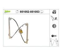 1x Lève-vitre VALEO 851052 convient pour AUDI