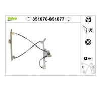1x Lève-vitre VALEO 851076 convient pour BMW