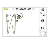 1x Lève-vitre VALEO 851084 convient pour VW