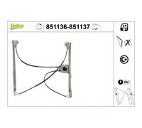 1x Lève-vitre VALEO 851136 convient pour RENAULT