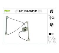 1x Lève-vitre VALEO 851180 convient pour AUDI