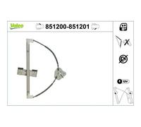 1x Lève-vitre VALEO 851200 convient pour MAZDA