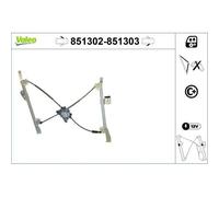 1x Lève-vitre VALEO 851302 convient pour VW