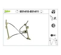 1x Lève-vitre VALEO 851410 convient pour RENAULT