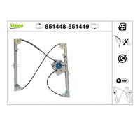 1x Lève-vitre VALEO 851448 convient pour FORD