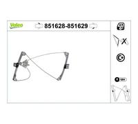 1x Lève-vitre VALEO 851628 convient pour BMW