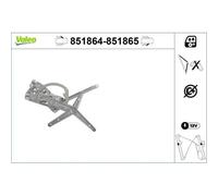 1x Lève-vitre VALEO 851864 convient pour BMW