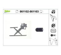 1x Lève-vitre VALEO 861102 convient pour FORD