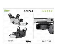1x Moteur d'essuie-glace VALEO 579724 convient pour PORSCHE