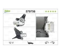 1x Moteur d'essuie-glace VALEO 579756 convient pour RENAULT