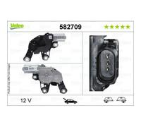 1x Moteur d'essuie-glace VALEO 582709 convient pour PORSCHE