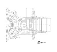 FEBI BILSTEIN 181011 Moyeu de roue