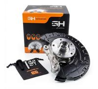 1x Moyeu Support Broche Gauche pour VW PASSAT B6 B7 (3C) /DISQUES 345 MM/