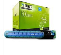 1x MWT Printer Cartouche Compatible pour Ricoh MP C4500AD C4500e C3500AD C3500e remplace 888611 K19801 Cyan