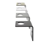 1x Natural Goods Berlin Distributeur de Savon BLITZEBLANK, Support de Distributeur de Savon, Support Mural, Support de Flacon Pompe (Noir)