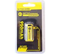 1x Nitecore NL169R Batterie Rechargeable Li-Ion 16340 USB-C 950mAh 3.6V