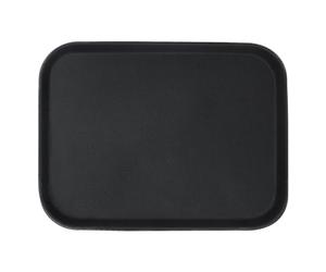 1x Noir 51cm x 38cm Rectangulaire Antidérapant Plateau - Grand Plastique Cuisine Nourriture Thé Café Dîner Tableau Boissons Plateau de Fête - par Argon Tableauware