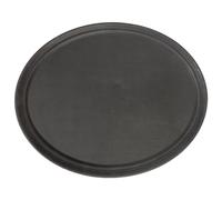 1x Noir 63.5cm x 52cm Ovale Antidérapant Plateau - Grand Plastique Cuisine Nourriture Thé Café Dîner Tableau Boissons Plateau de Fête - par Argon Tableauware