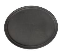 1x Noir 79cm x 66cm Ovale Antidérapant Plateau - Grand Plastique Cuisine Nourriture Thé Café Dîner Tableau Boissons Plateau de Fête - par Argon Tableauware