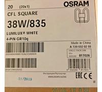 1X OSRAM Lampe Fluorescente Cfl Square 38W/835 Blanc Chaud Deluxe 4P GR10q