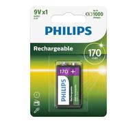 1x PHILIPS Batterie Rechargeable 9V NiMH 8.4V 170mAh 6HR61