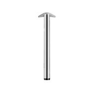 1x Pieds de Table réglables,Pied de Meuble Cylindrique en Métal,Jambes de Support pour Plans de Travail Bureaux,Table à Manger Cuisine Bureau,avec Vis,Hauteur Personnalisable (85cm(33.5in))