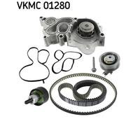 1x Pompe à eau + kit de courroie crantée SKF VKMC 01280 convient pour AUDI VW